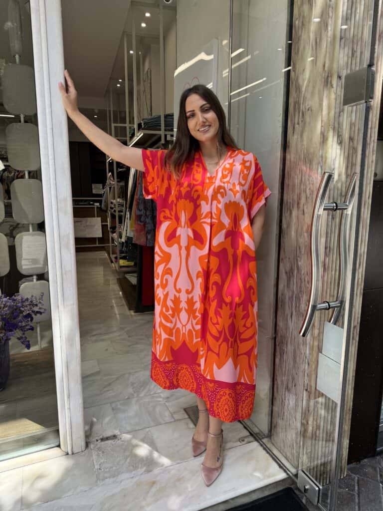 Καφτάνι με 'V' λαιμόκοψη