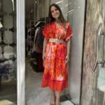 Καφτάνι με 'V' λαιμόκοψη