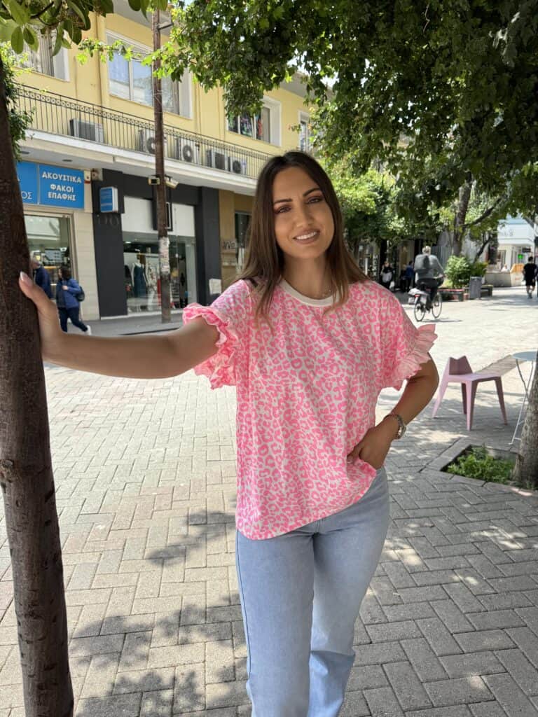 Μπλούζα λεοπάρ