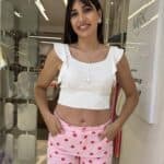 Τοπ τιραντέ με βολάν