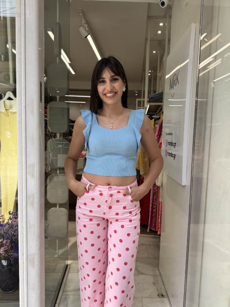 Τοπ τιραντέ με βολάν