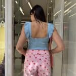 Τοπ τιραντέ με βολάν