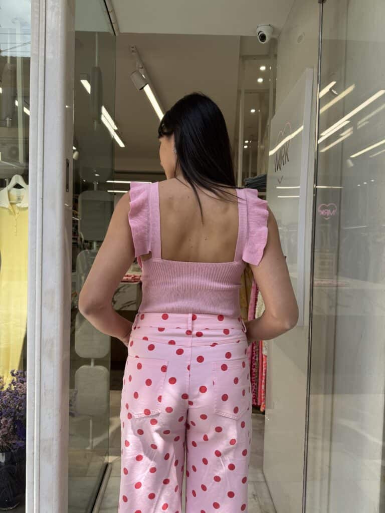 Τοπ τιραντέ με βολάν