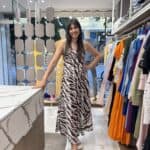 Φόρεμα cow print onesize