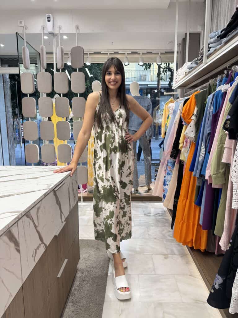 Φόρεμα cow print onesize