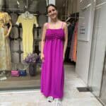 Φόρεμα με σφηκοφωλιά