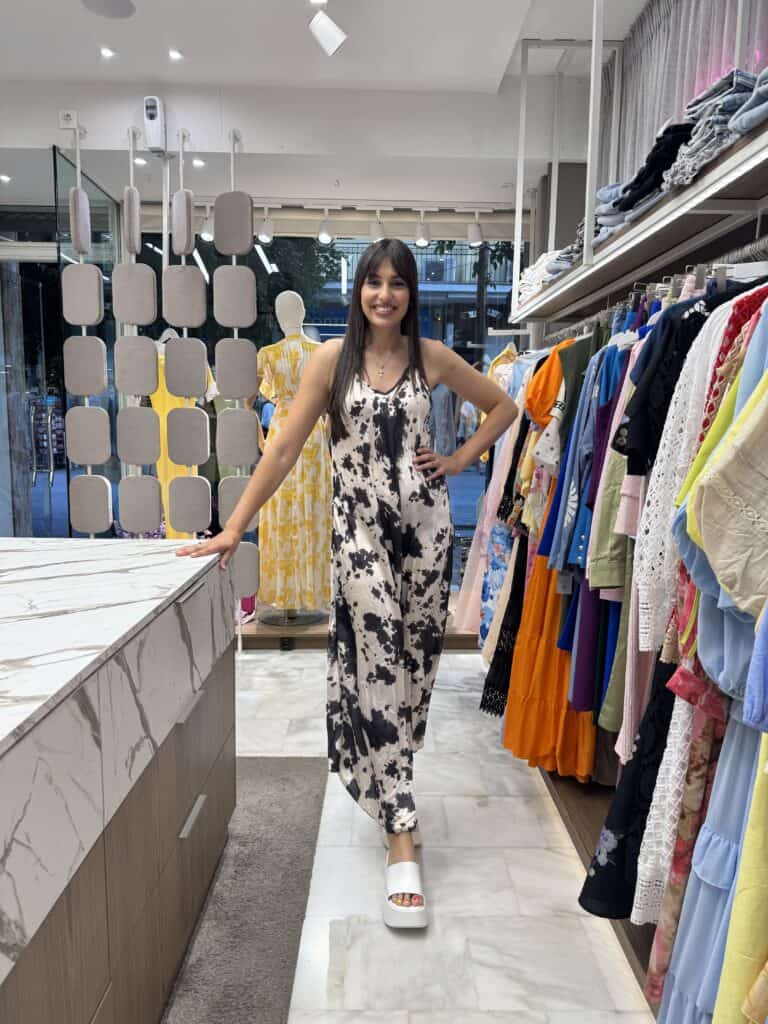 Φόρεμα cow print onesize