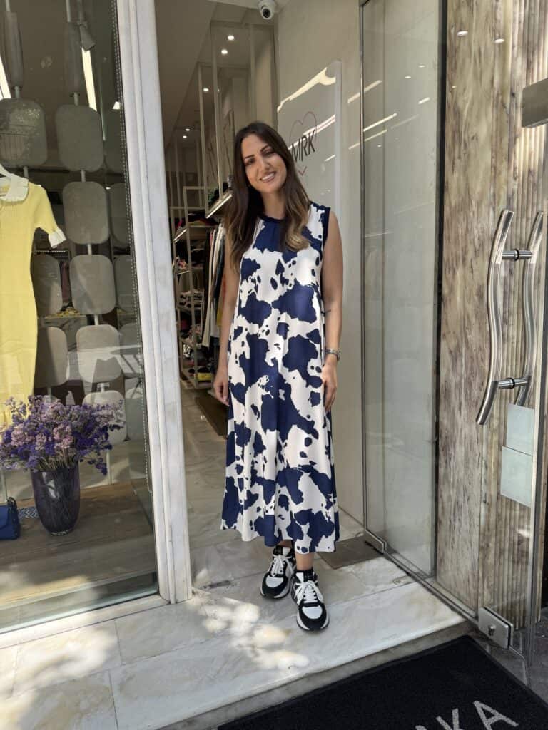 Φόρεμα cow print