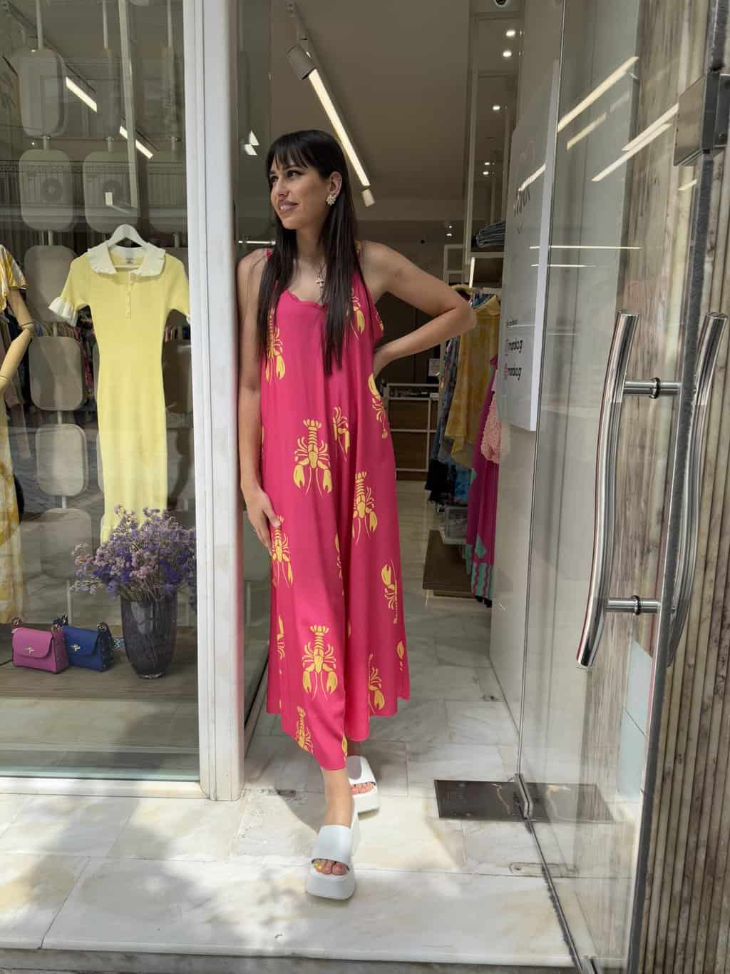 Ολόσωμη φόρμα με καραβίδες φουξ