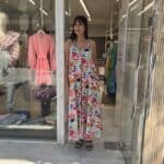 φορεμα πριντ λευκο Φόρεμα με Πριντ