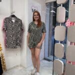 Ολόσωμη κοντή φόρμα animal print