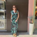 Φόρεμα κρουαζέ maxi