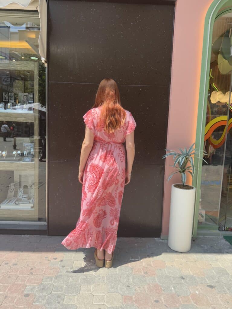 Φόρεμα κρουαζέ maxi