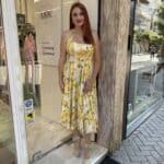 Φόρεμα midi με cups