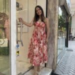 Φόρεμα midi με cups