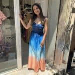 Φόρεμα maxi σατέν