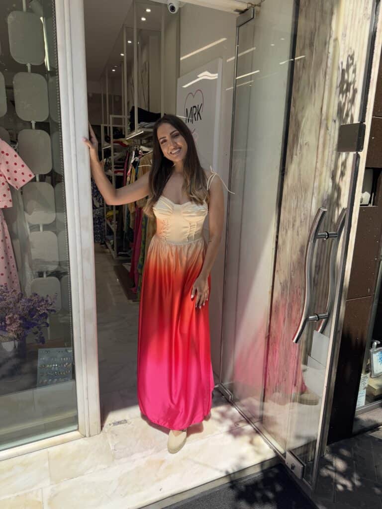 Φόρεμα maxi σατέν