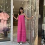 Φόρεμα Φουξ Φόρεμα με χάντρες