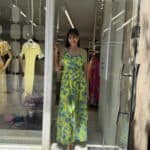 Φόρεμα Βολάν Γαλάζιο