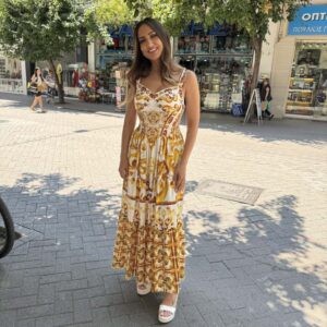 Φόρεμα maxi με cups