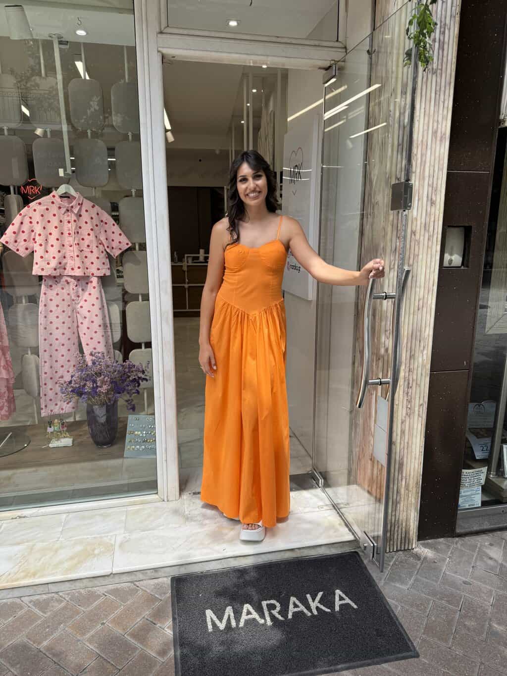 Φόρεμα Ποπλίνα με cups