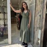 Φόρεμα με δέσιμο Μαύρο