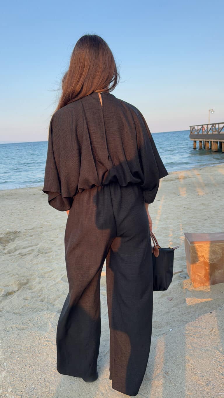 Φόρμα μαύρη πίσω όψη Φόρμα Χακί