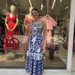 Φόρεμα maxi με cups