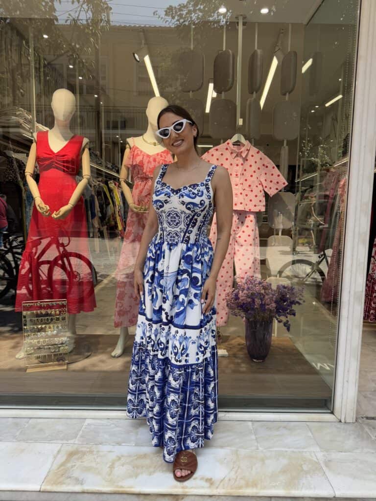 Φόρεμα maxi με cups