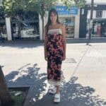 Φόρεμα midi με έντονα χρώματα