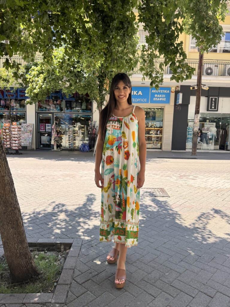 Φόρεμα τιραντέ