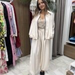 Set μπεζ Σετ με ζακέτα