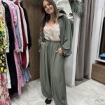 Set χακί Σετ με ζακέτα