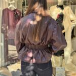 Eco leather Jacket Bordeaux