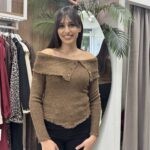 Μπλούζα με ανοιχτούς ώμους