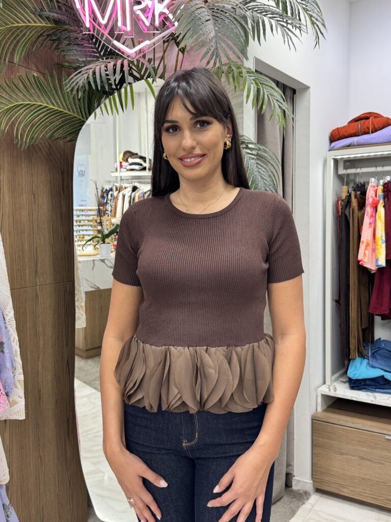 Μπλούζα με τούλι