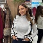 Μπλούζα ζιβάγκο με βολάν