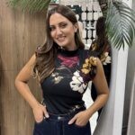 μαύρο Μπλούζα με βάτα