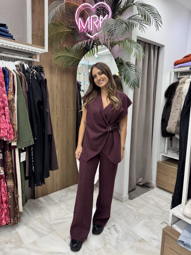 Σετ αμάνικο με καρφίτσα