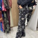 Τζιν παντελόνι φλοράλ