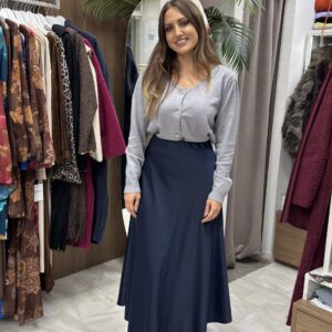 Φούστα σατέν midi