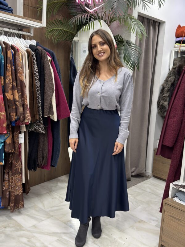 Φούστα σατέν midi