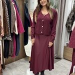 Φούστα σατέν midi