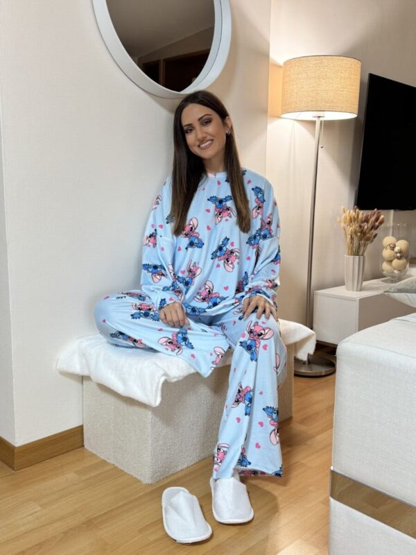 Πιτζάμες Stitch Blue