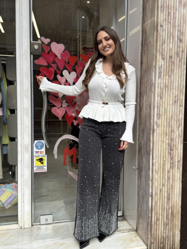 Τζιν παντελόνι με στρας