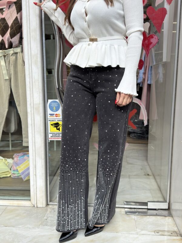 Τζιν παντελόνι με στρας