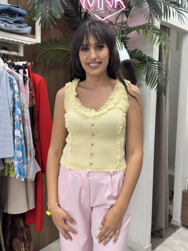 Μπλούζα με δαντέλα