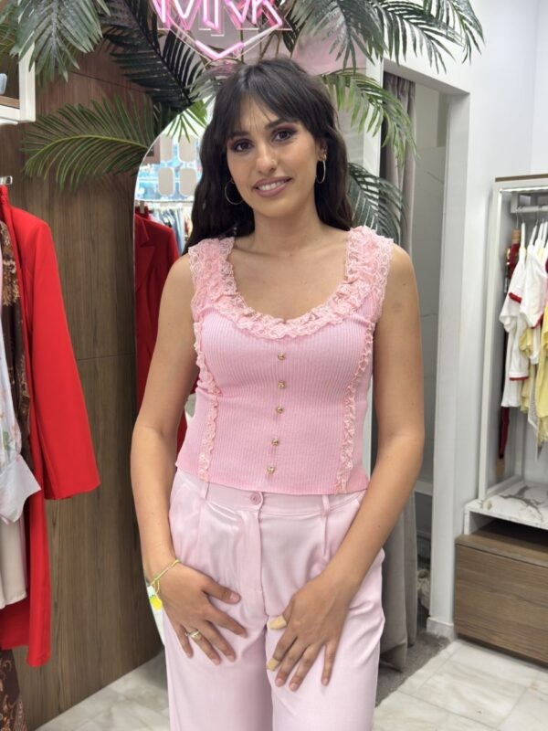 Μπλούζα με δαντέλα