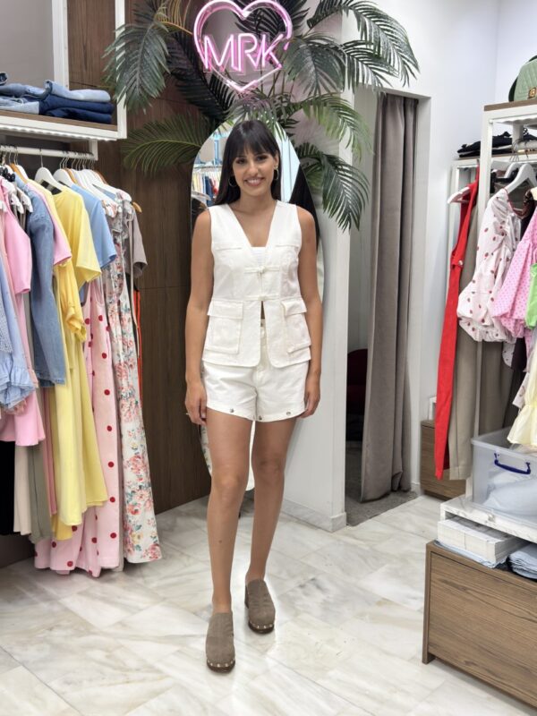 Denim Set με γιλέκο