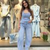 Σετ τζιν peplum